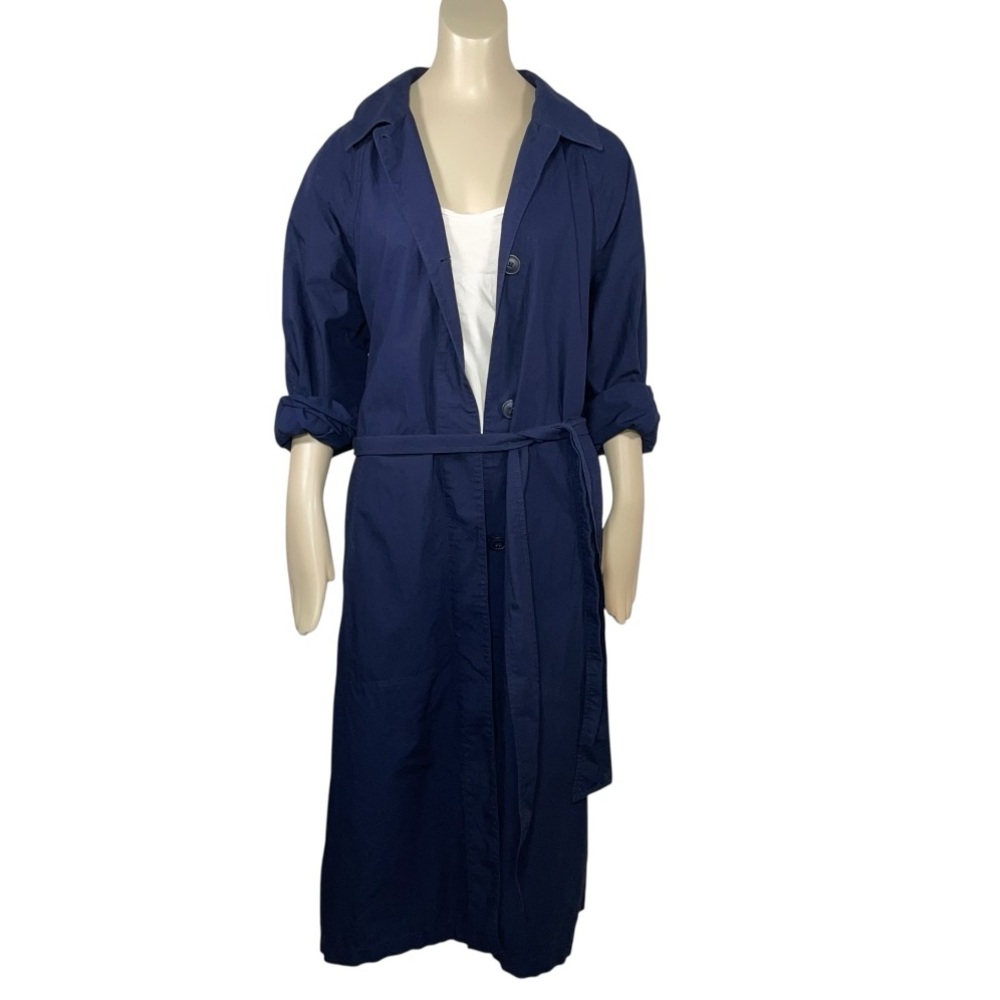 Gap oversized MAC coat lightweight trench  Navy sz L